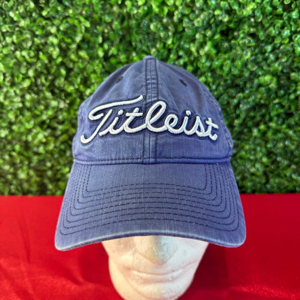 Titleist Tour Performance Hat  Blue Adult Adjustable Golf Cap